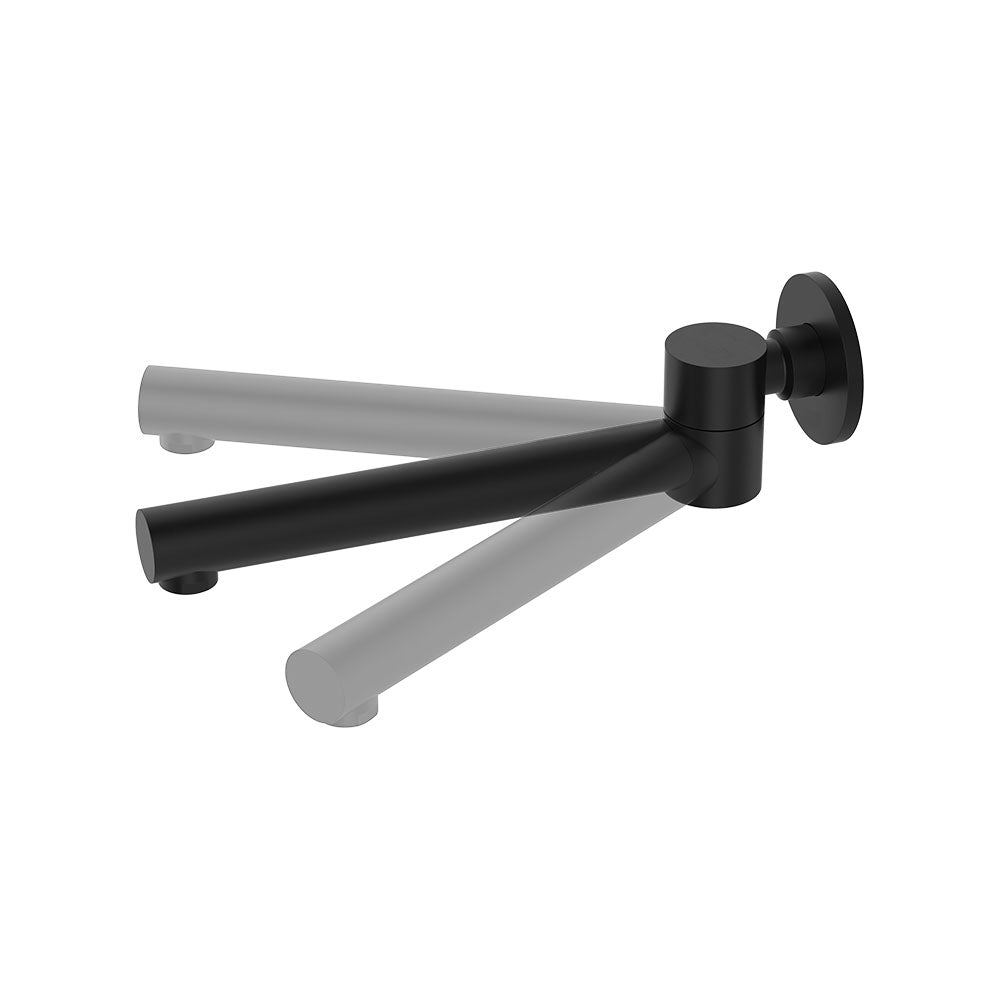 Kaya Swivel Basin/Bath Outlet - Matte Black