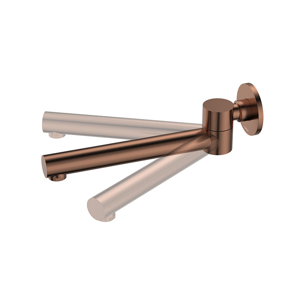 Kaya Swivel Basin/Bath Outlet - Brushed Copper