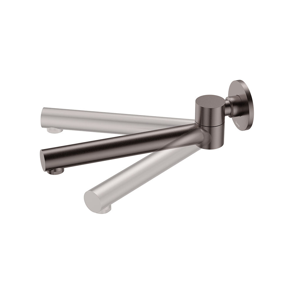 Kaya Swivel Basin/Bath Outlet - Gun Metal
