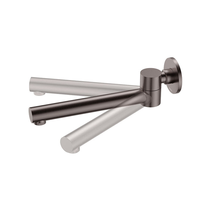 Kaya Swivel Basin/Bath Outlet - Gun Metal
