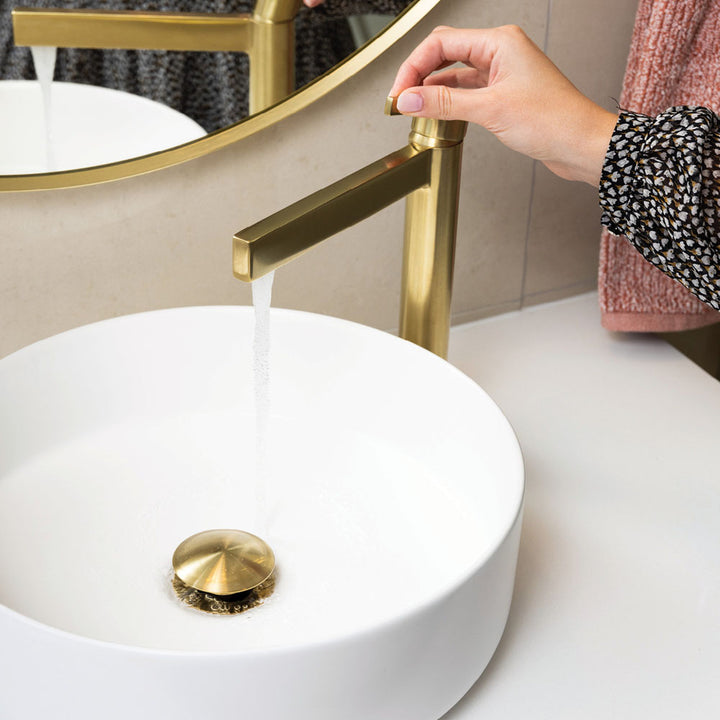 Sansa Tall Basin Mixer - Urban Brass