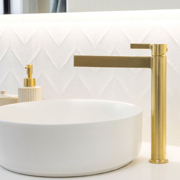 Sansa Tall Basin Mixer - Urban Brass