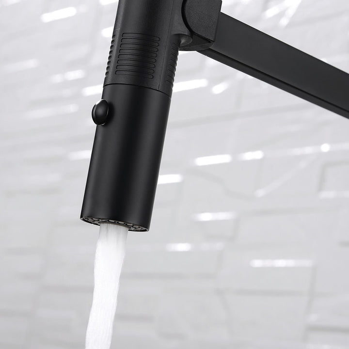 Sansa Pull Down Sink Mixer - Matte Black