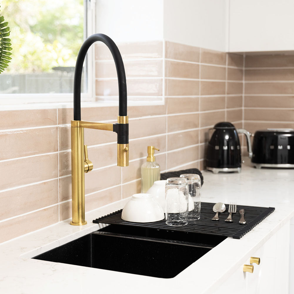 Sansa Pull Down Sink Mixer - Urban Brass