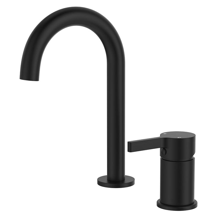 Sansa Round Hob Mixer Set - Matte Black