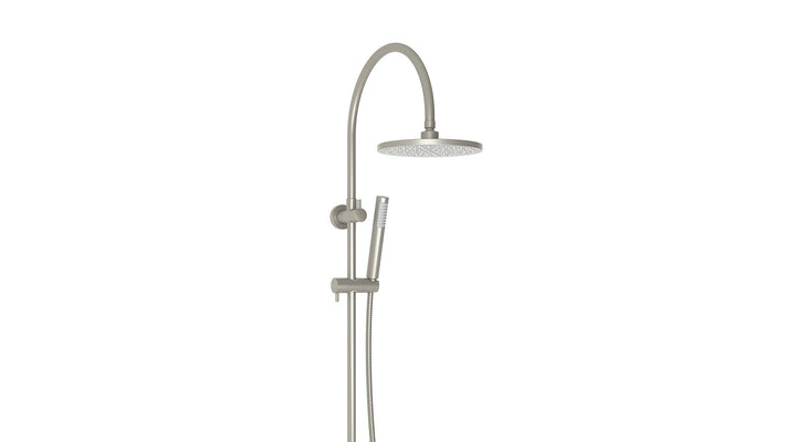 Soul Slimline Gooseneck Shower Set - Brushed Nickel