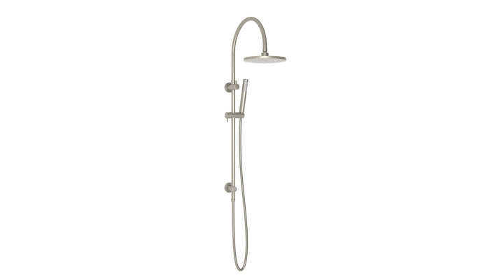 Soul Slimline Gooseneck Shower Set - Brushed Nickel