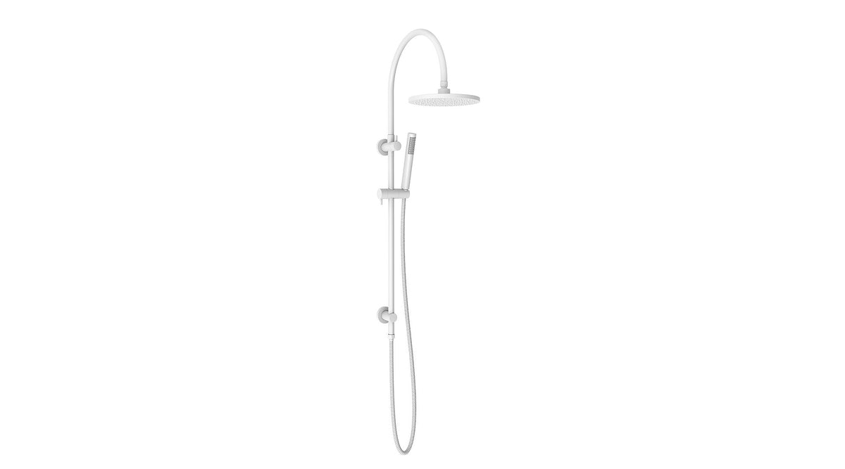 Soul Slimline Gooseneck Shower Set - Matte White
