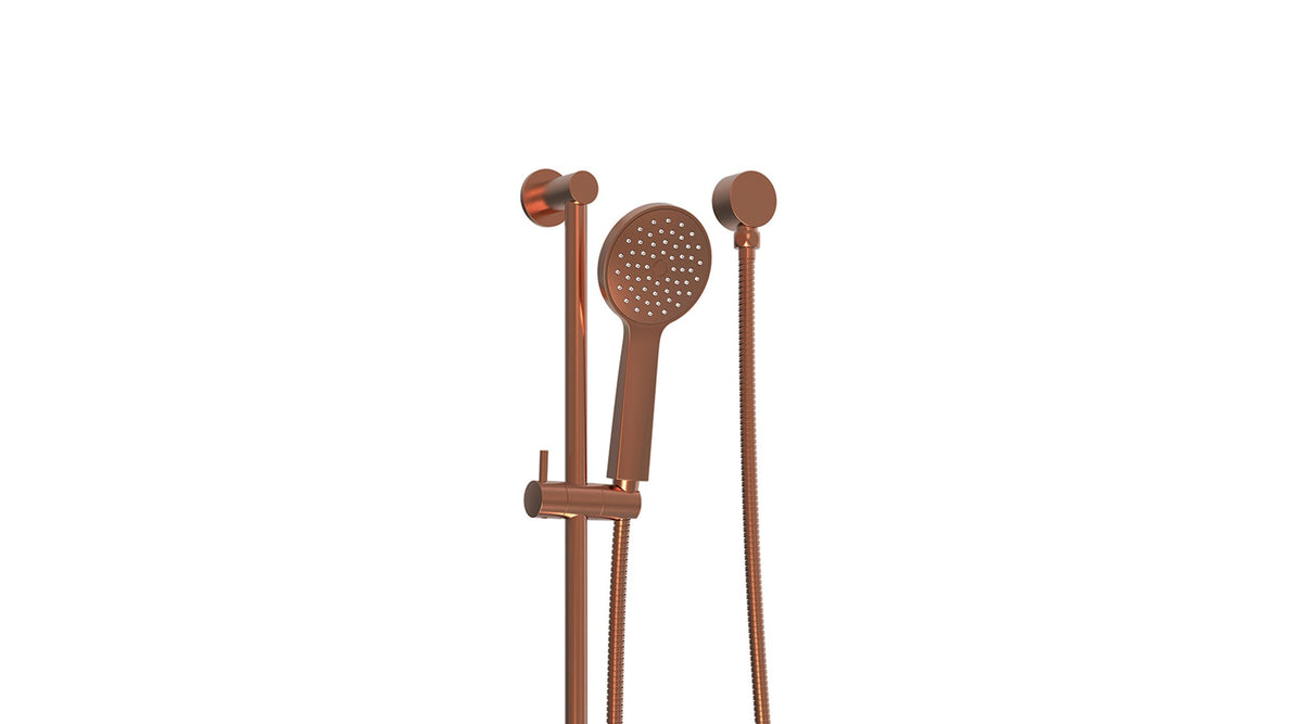 Soul Classic Hand Shower on Rail - Brushed Copper
