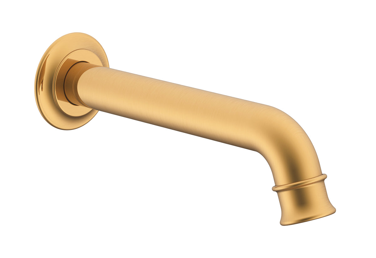 Eternal Wall Spout - Brushed Brass
