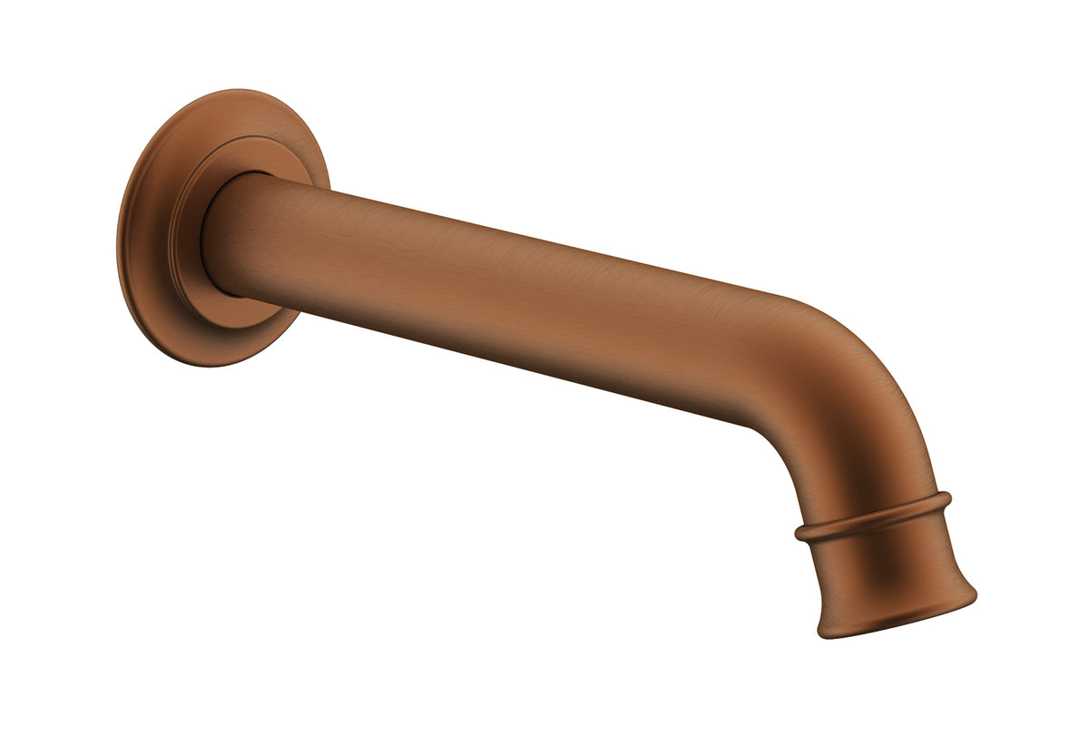 Eternal Wall Spout - Brushed Copper