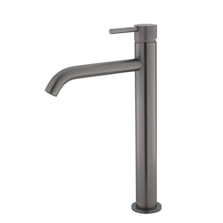 Axle Tall Basin Mixer - Gun Metal