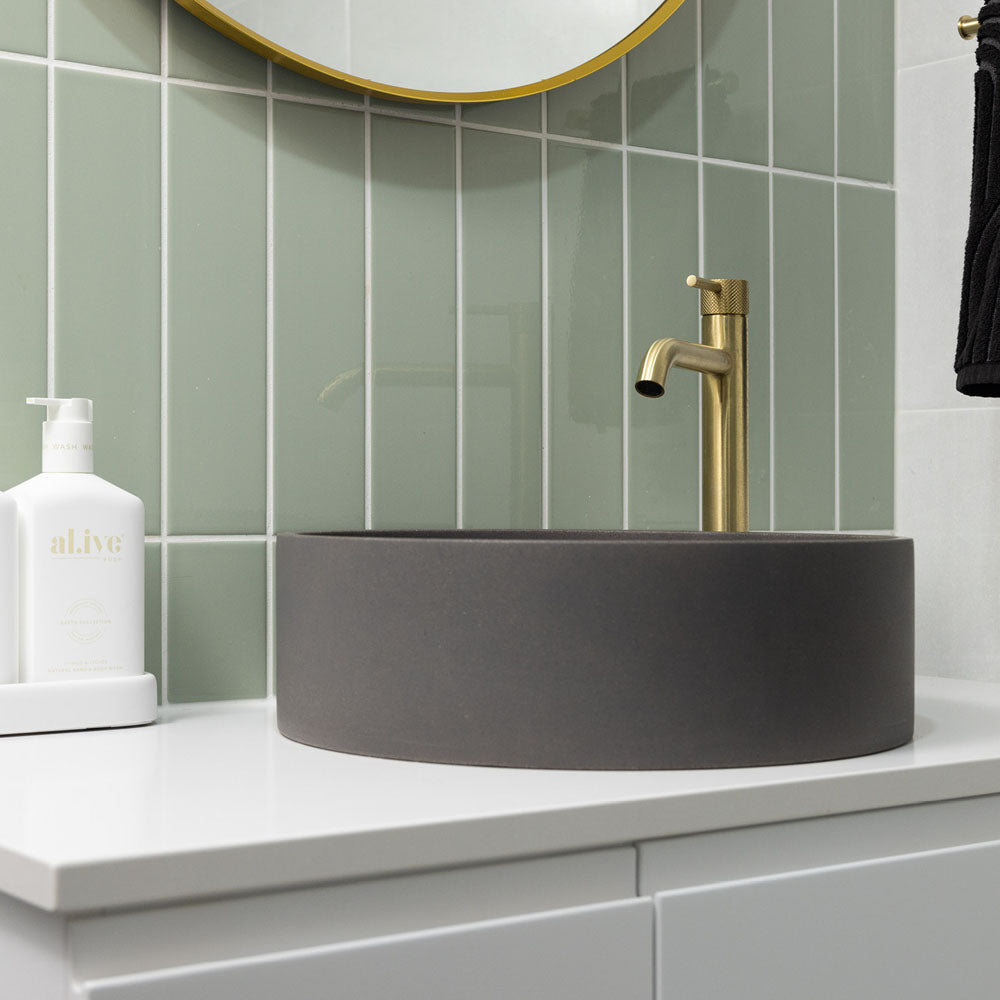 Axle Tall Basin Mixer - Urban Brass