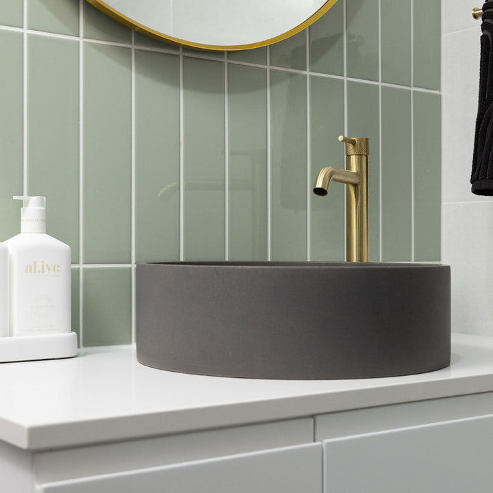 Axle Tall Basin Mixer - Urban Brass