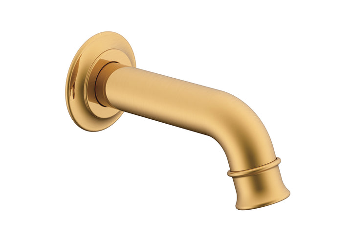 Eternal Mini Wall Spout - Brushed Brass