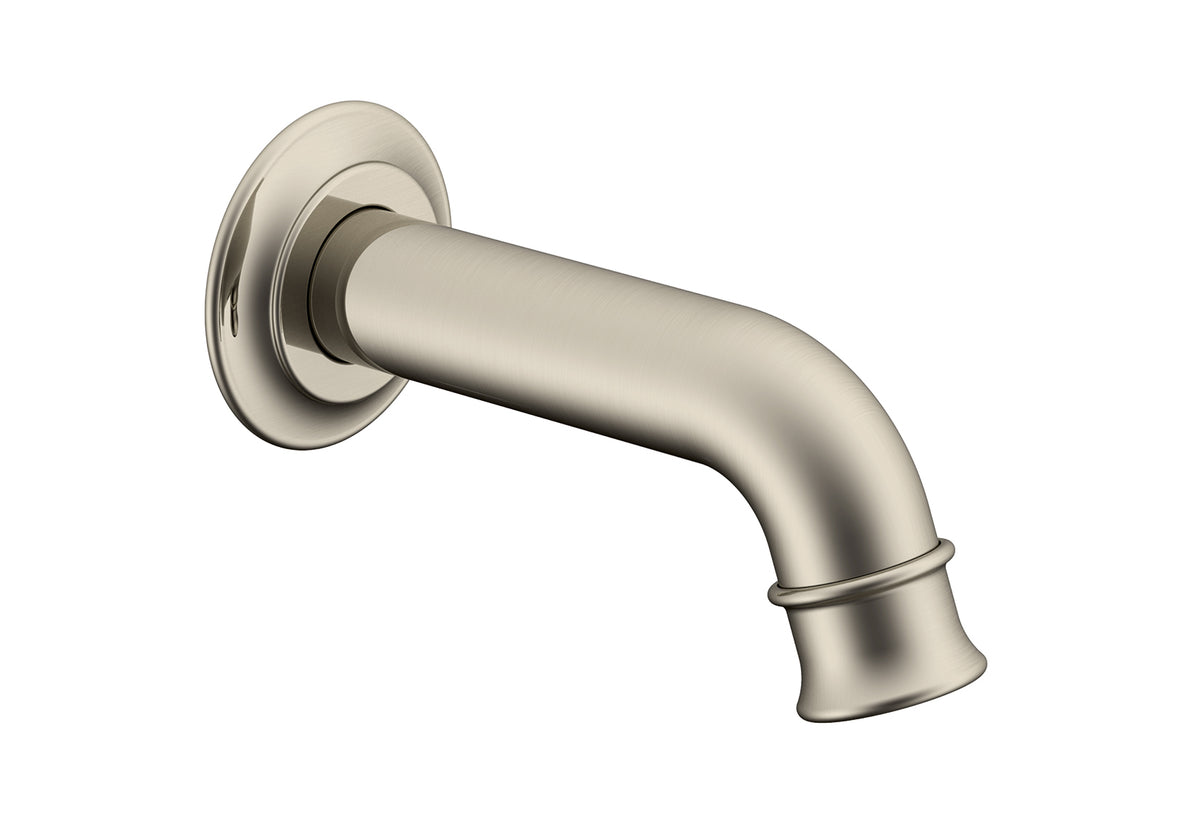 Eternal Mini Wall Spout - Brushed Nickel