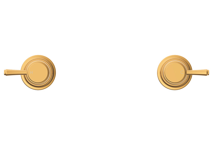 Eternal Wall Top Assembly (Pair) - Brushed Brass
