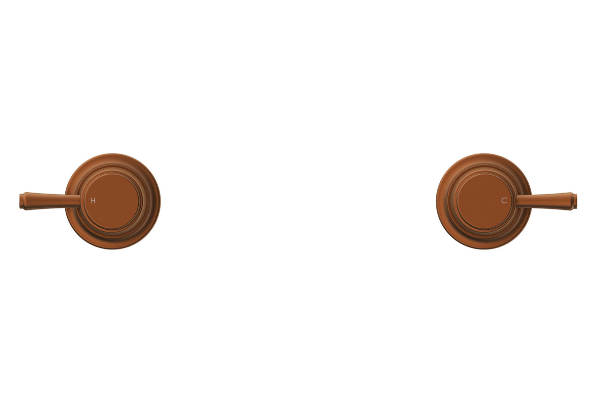 Eternal Wall Top Assembly (Pair) - Brushed Copper
