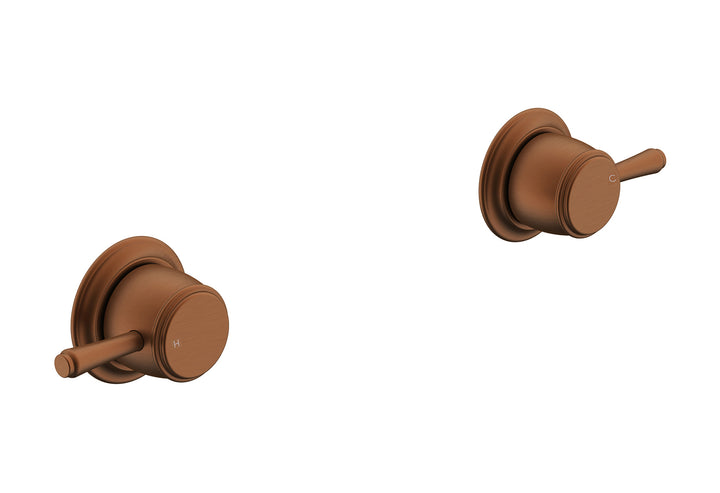 Eternal Wall Top Assembly (Pair) - Brushed Copper