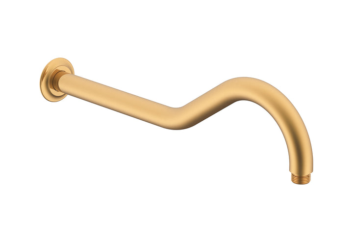 Eternal Shower Arm 400mm - Brushed Brass