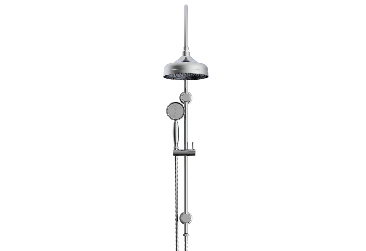 Eternal Gooseneck Twin Shower Set - Chrome