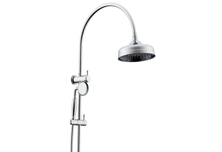 Eternal Gooseneck Twin Shower Set - Chrome