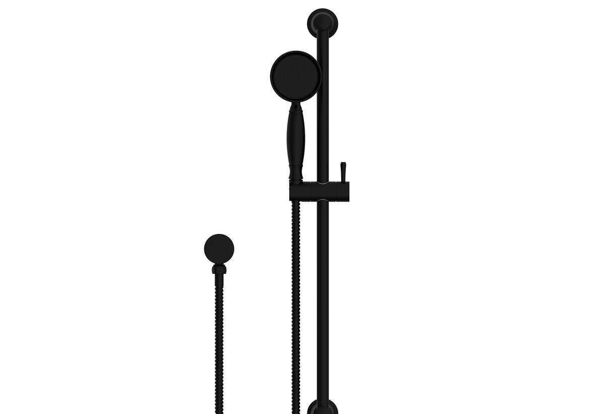Eternal Hand Shower on Rail - Matte Black