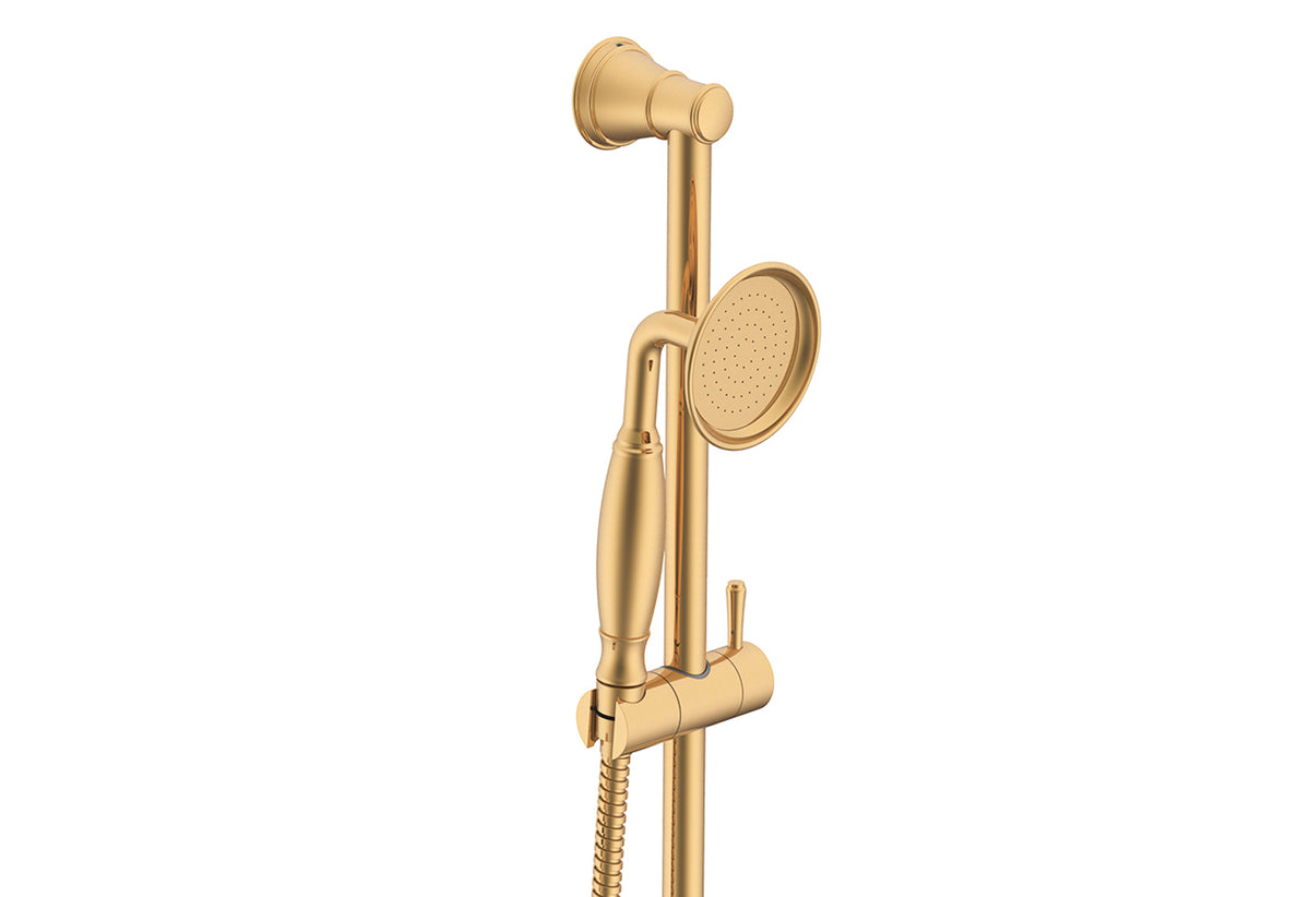 Eternal Hand Shower on Rail - Brushed Brass