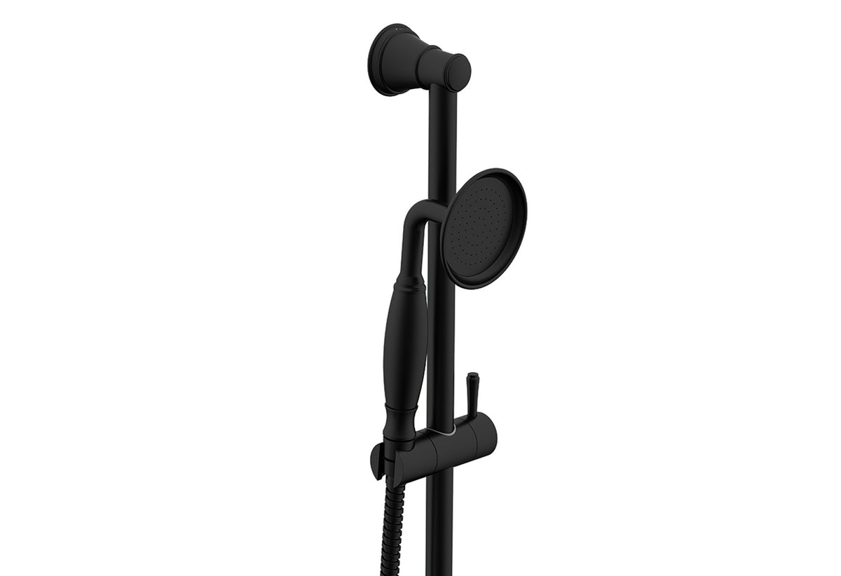 Eternal Hand Shower on Rail - Matte Black