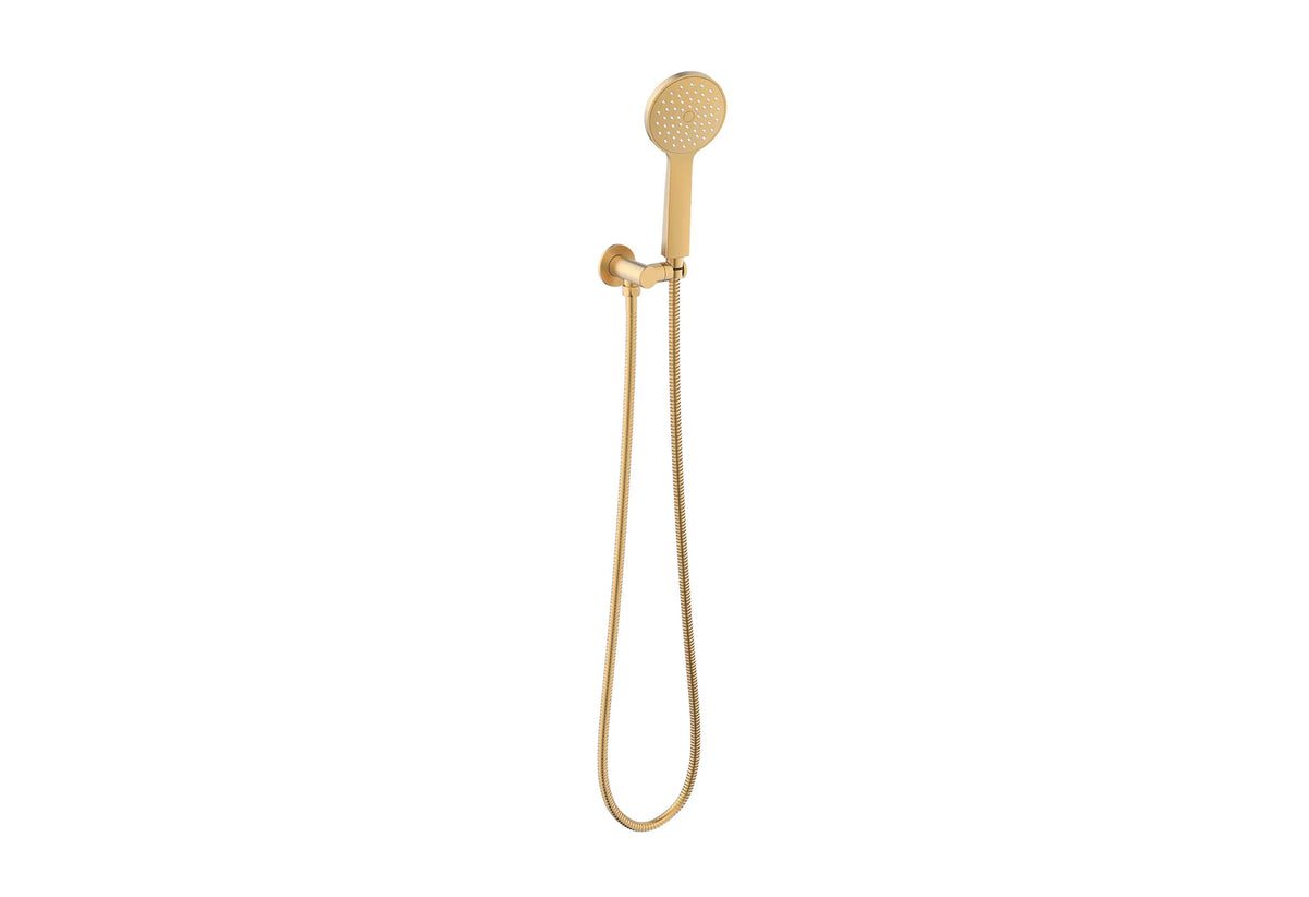 Soul Classic Hand Shower on Hook - Brushed Brass
