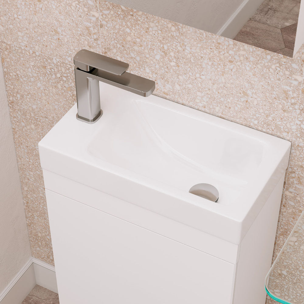 Tono Basin Mixer - Brushed Nickel