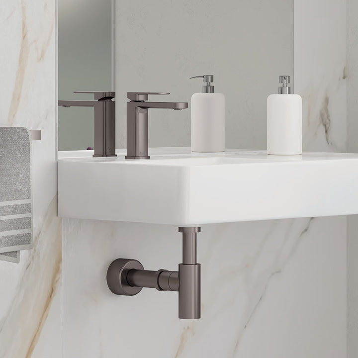 Tono Basin Mixer - Gun Metal