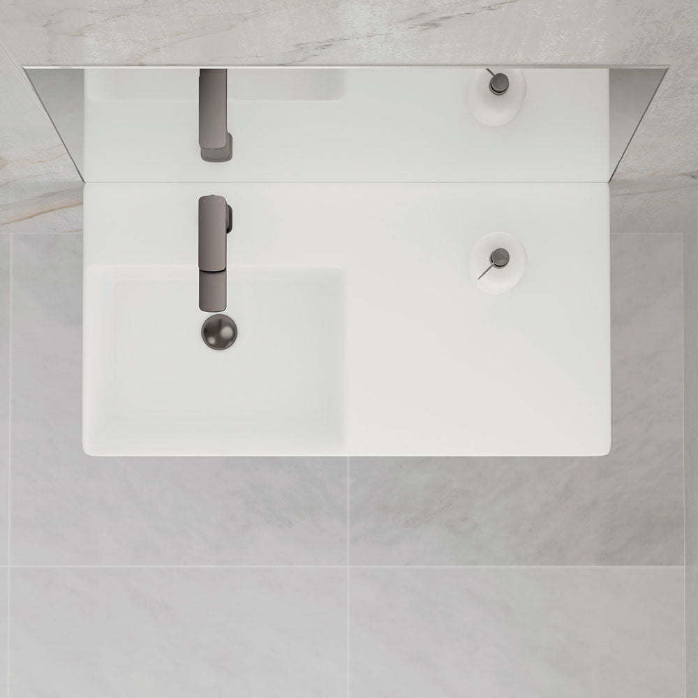 Tono Basin Mixer - Gun Metal