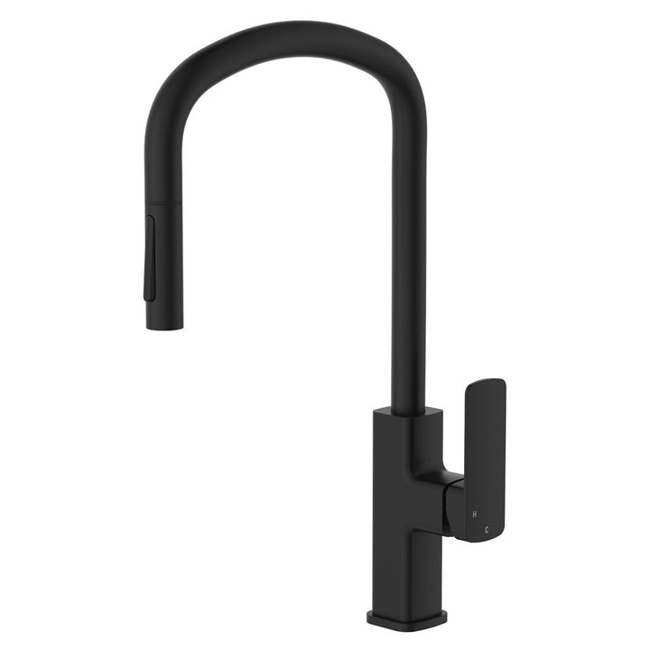 Tono Pull Out Sink Mixer - Matte Black