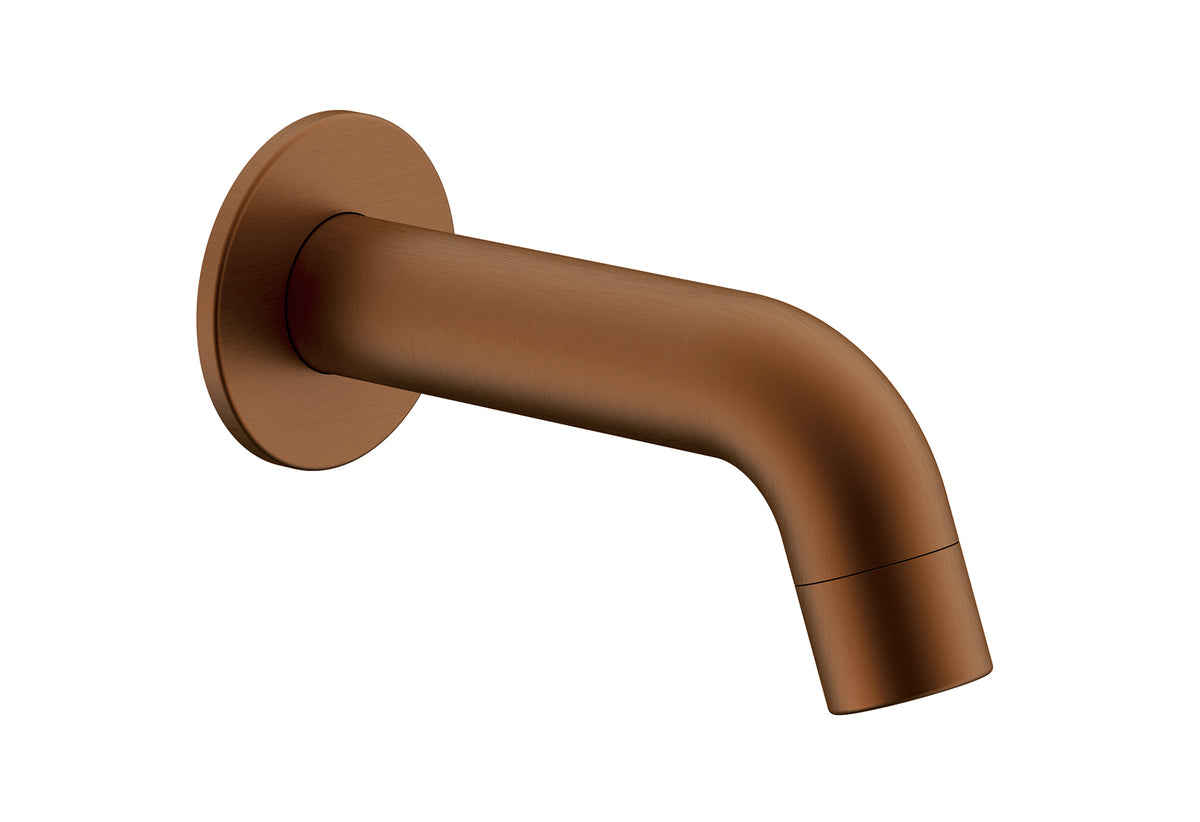 Soul Mini Wall Spout - Brushed Copper