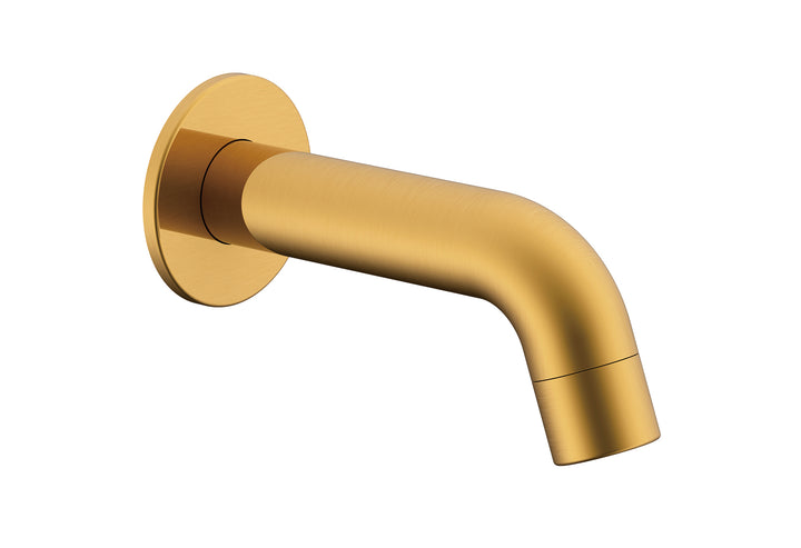 Soul Mini Wall Spout - Brushed Brass