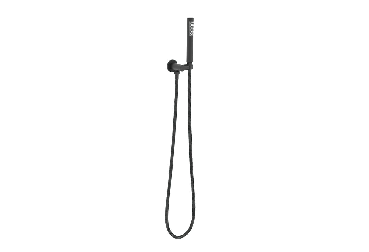 Soul Slimline Hand Shower on Hook - Matte Black