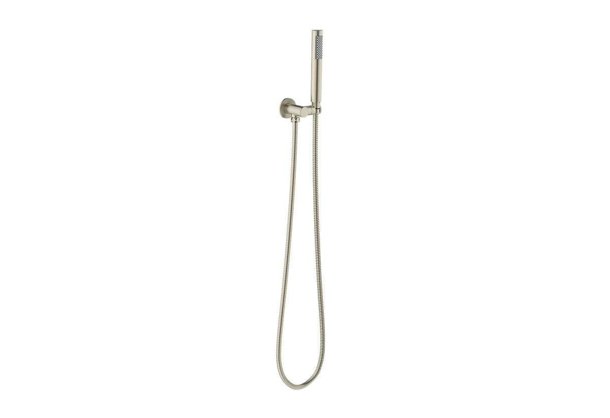 Soul Slimline Hand Shower on Hook - Brushed Nickel
