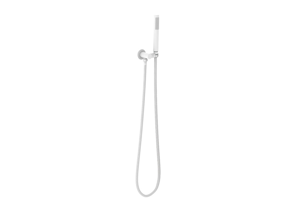 Soul Slimline Hand Shower on Hook - Matte White