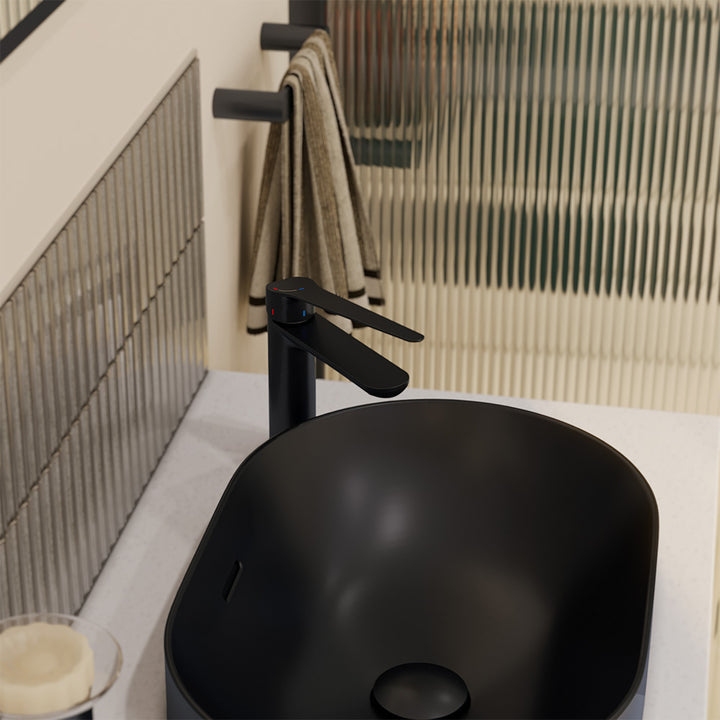 Empire Care Cold Start Basin Mixer - Matte Black