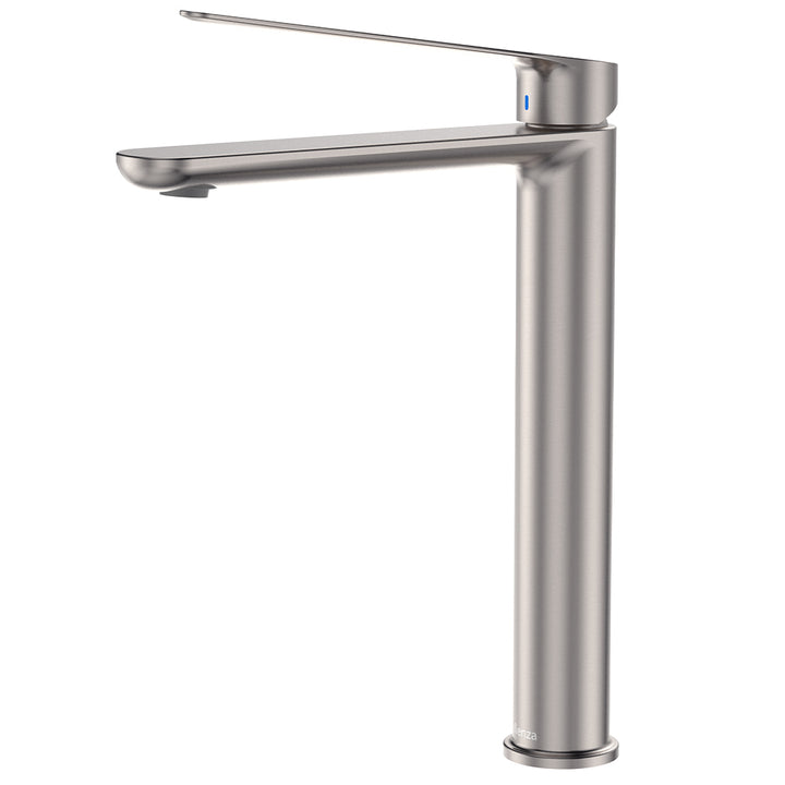 Empire Care Cold Start Tall Basin Mixer - Brushed Nickel