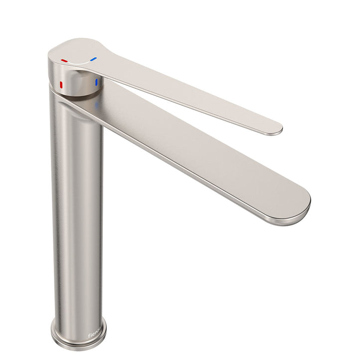 Empire Care Cold Start Tall Basin Mixer - Brushed Nickel