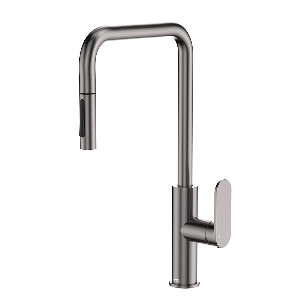 Empire Slim Pull-Out Sink Mixer - Gun Metal