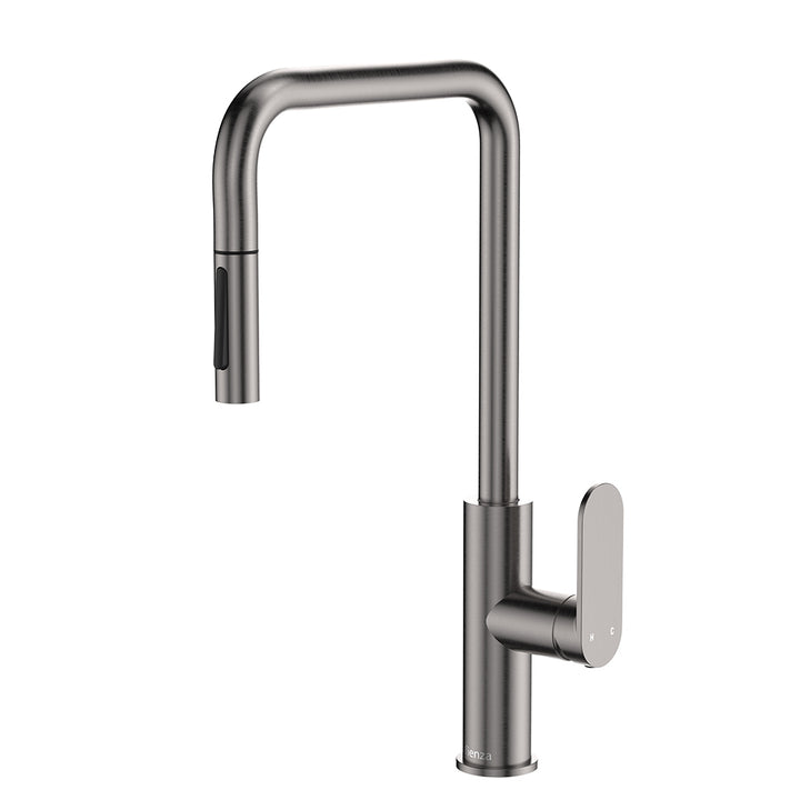 Empire Slim Pull-Out Sink Mixer - Gun Metal
