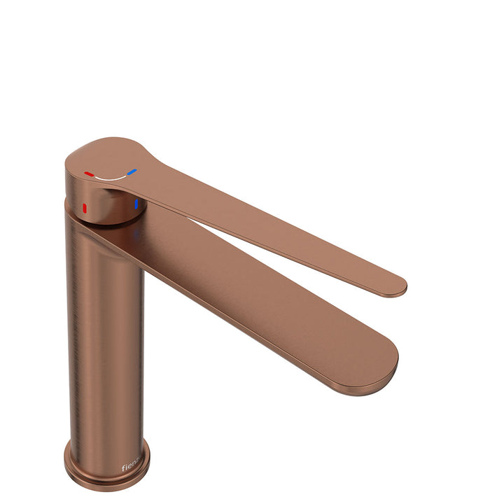 Empire Care Cold Start Medium Basin Mixer - Brushed Copper