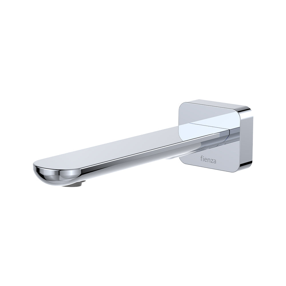 Empire Slim Basin/Bath Outlet, Square Plate, 180mm - Chrome