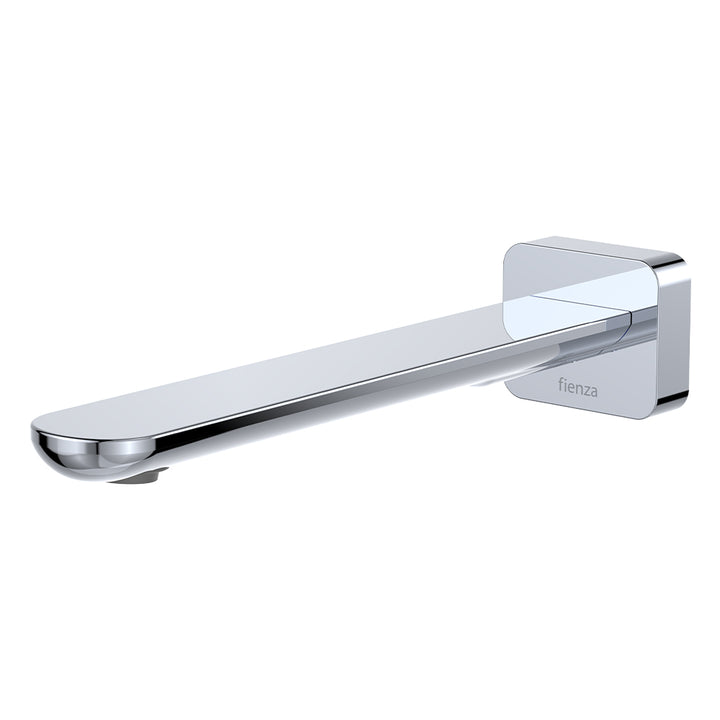 Empire Slim Basin/Bath Outlet, Square Plate, 220mm - Chrome