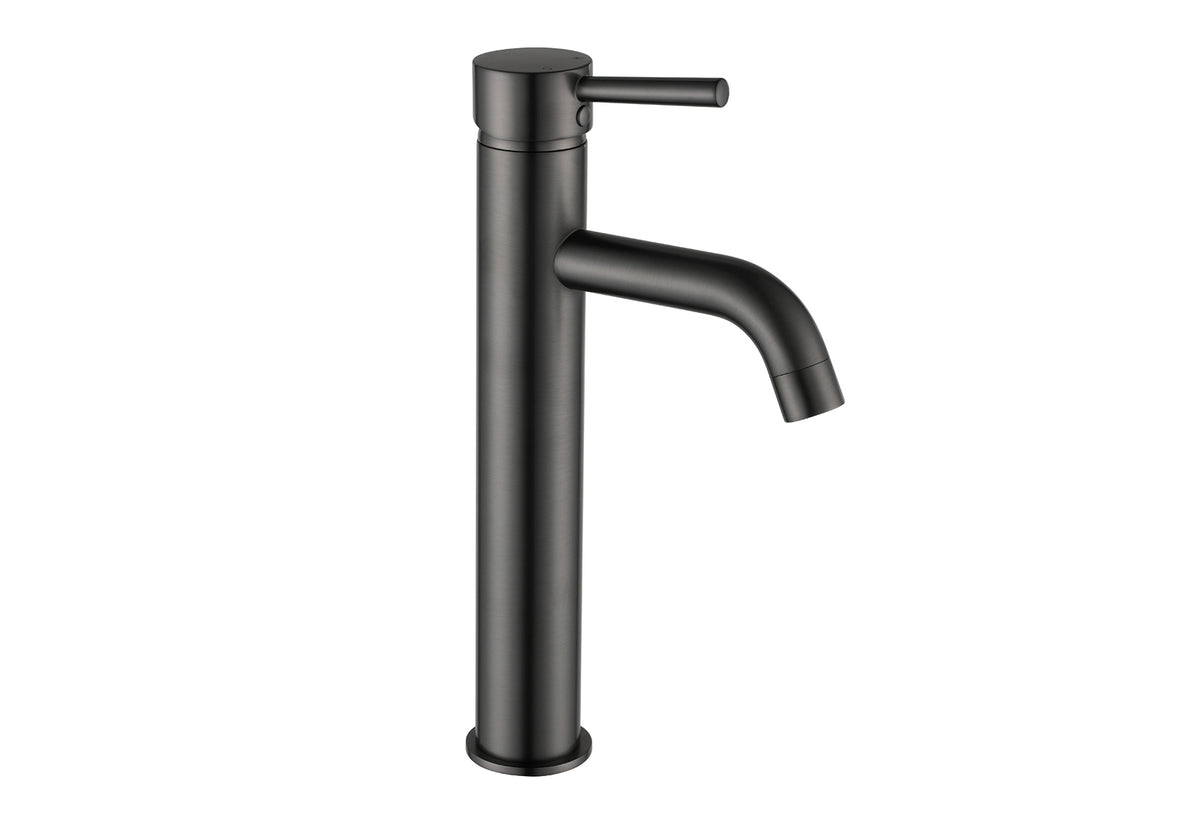 Bloom Extended Basin Mixer - Brushed Gunmetal