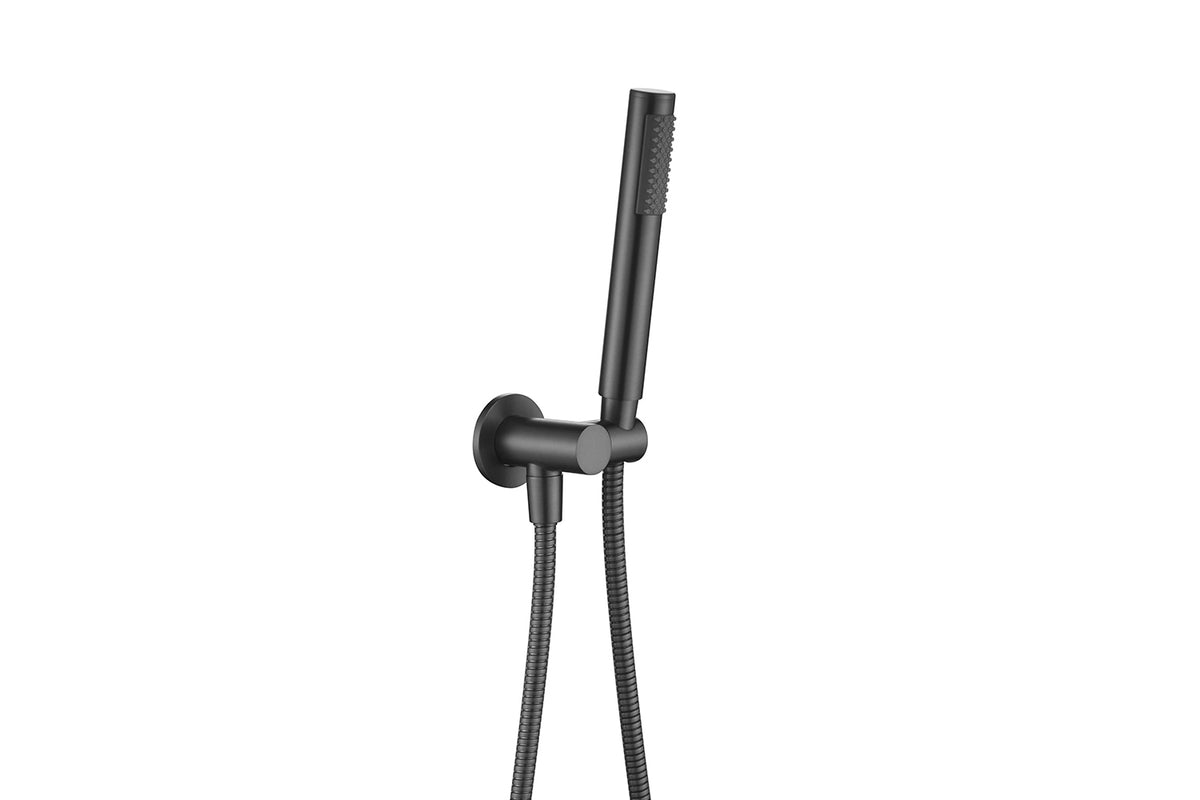 Bloom Hand Shower on Hook - Brushed Gunmetal