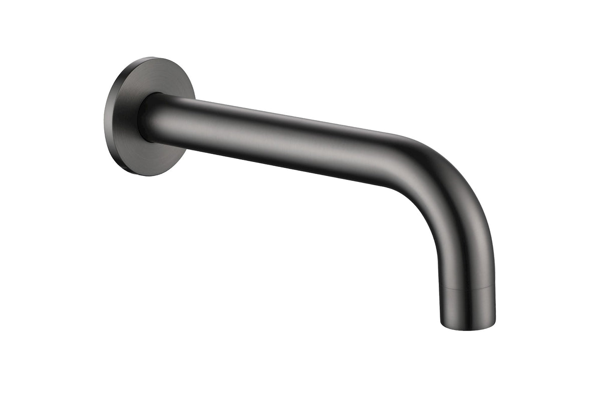Bloom Wall Spout - Brushed Gunmetal